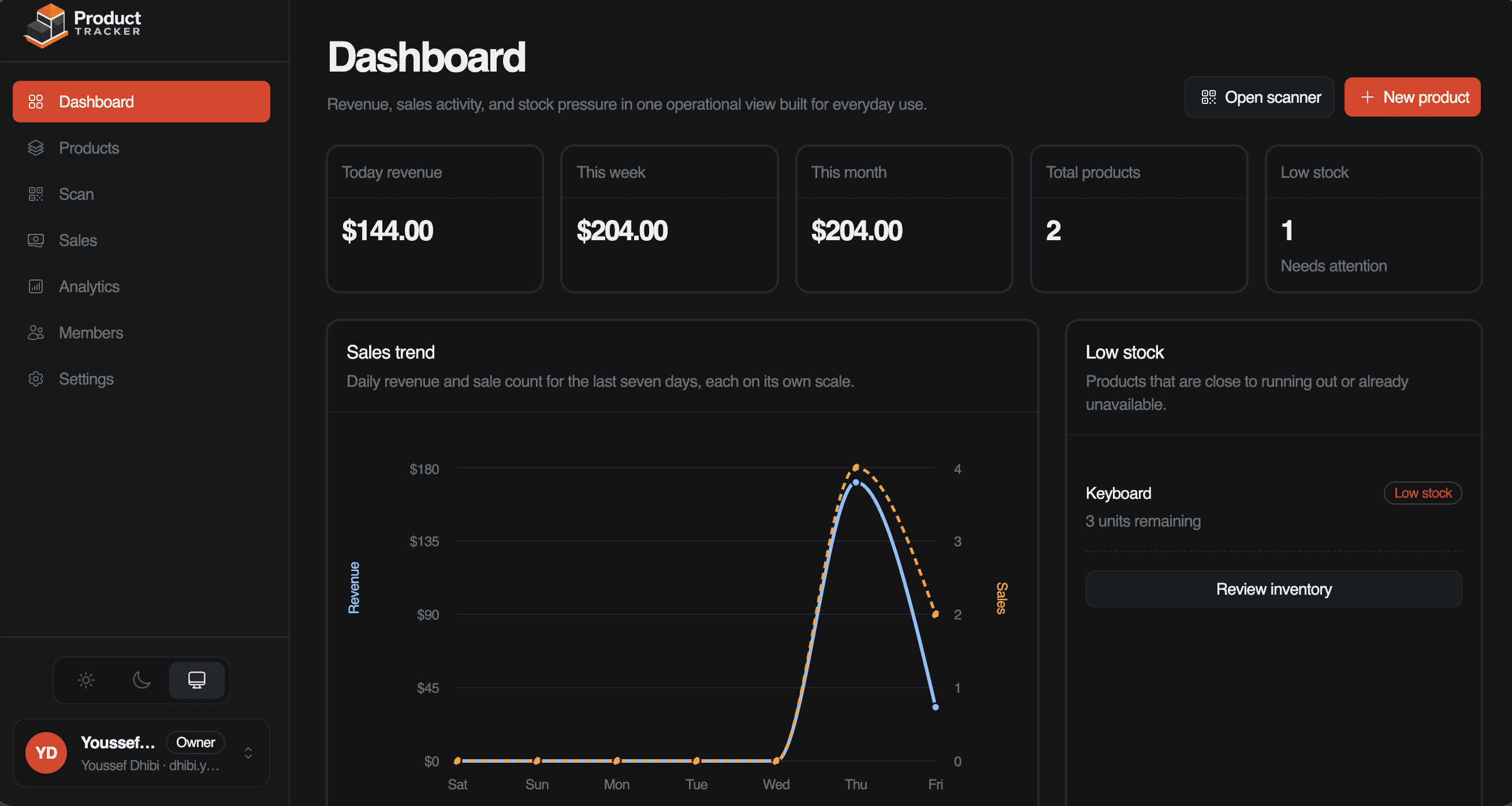 Product Tracker | Modern Inventory & Sales Management Platform